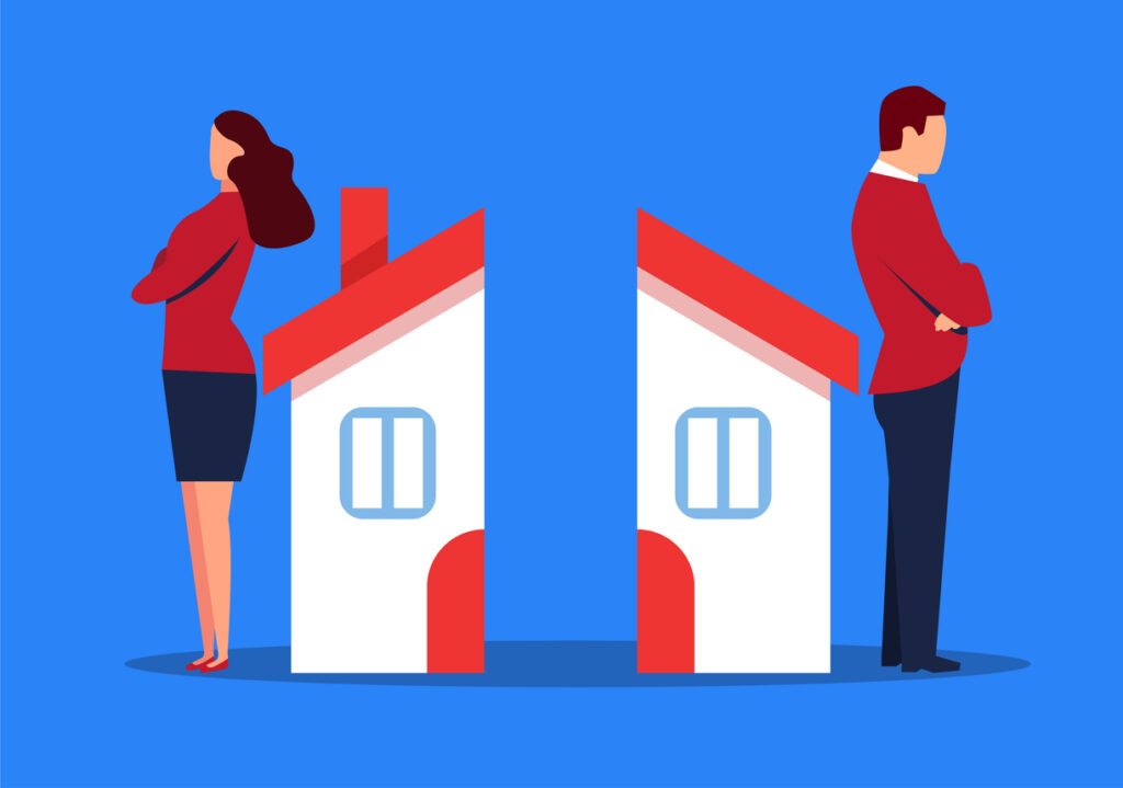 concept of in-home separation in California