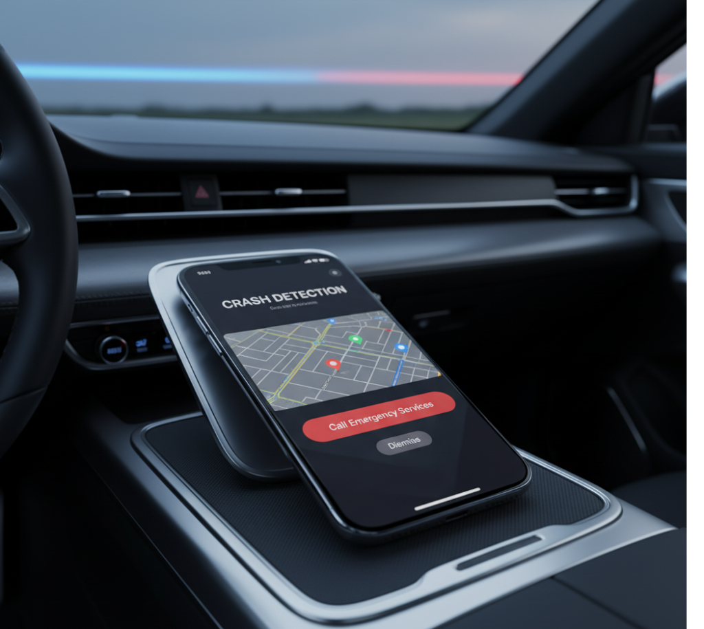 iPhone crash detection technology