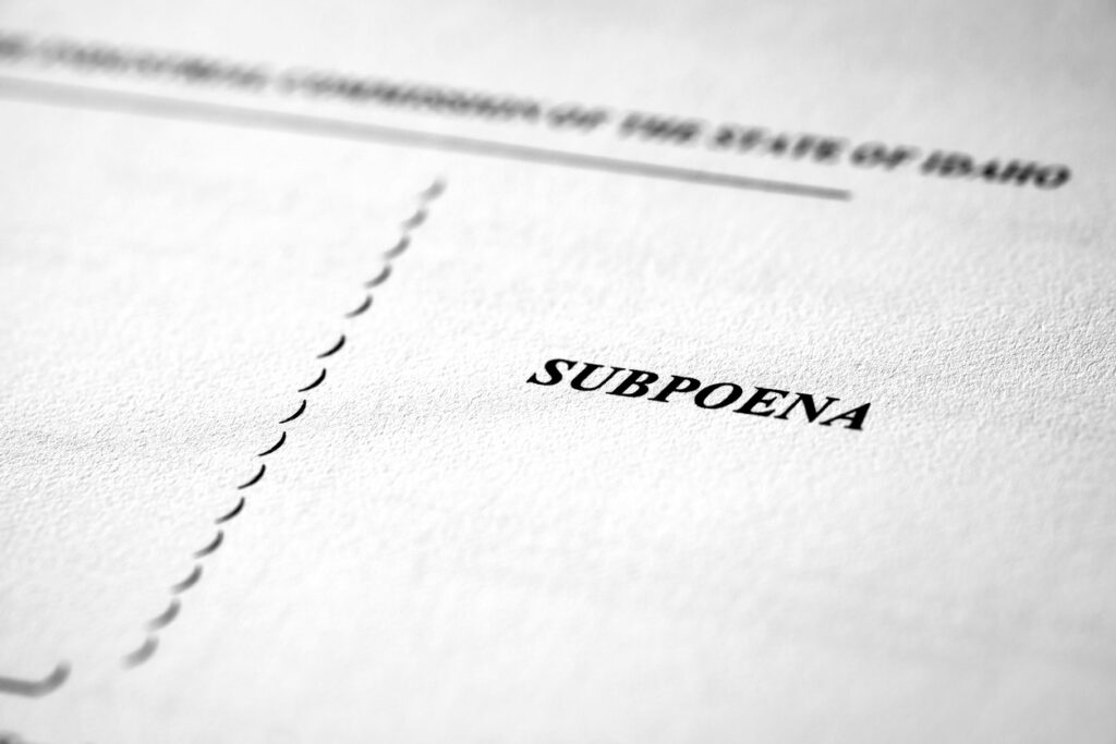 guidance of experienced administrative subpoenas attorneys