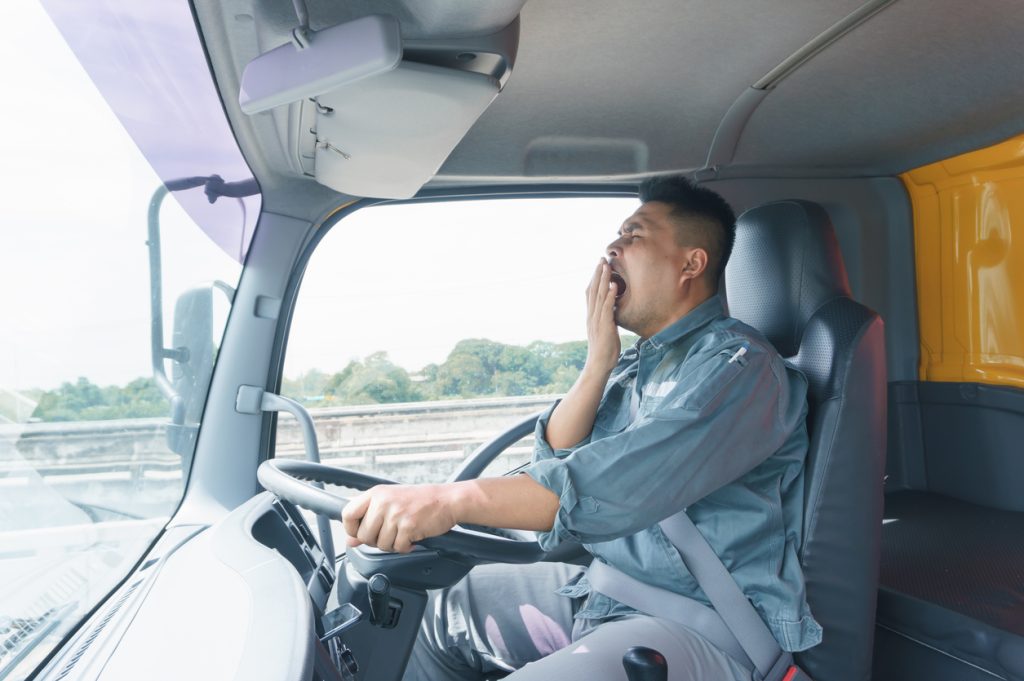 issue of truck driver fatigue Virginia traffic accidents