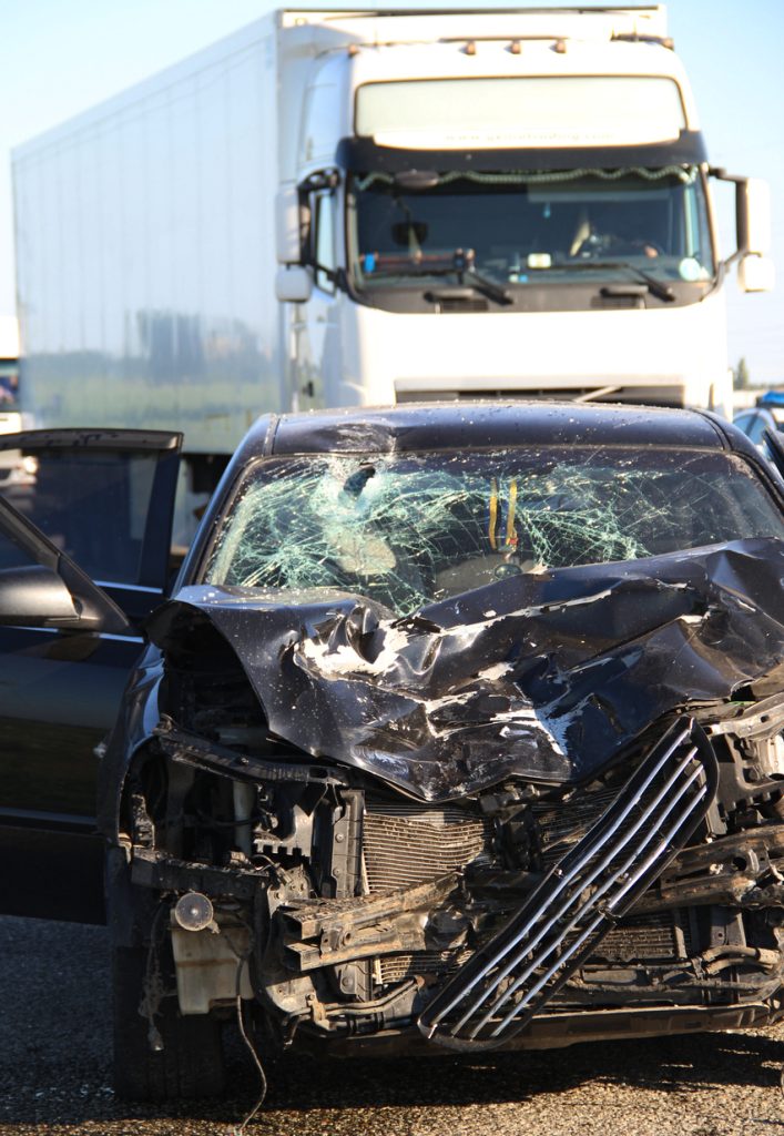 sue trucking company after accident in Austin